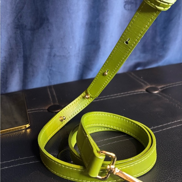 Vavvoune Green Leather Women's Bag - Picture 8 of 14